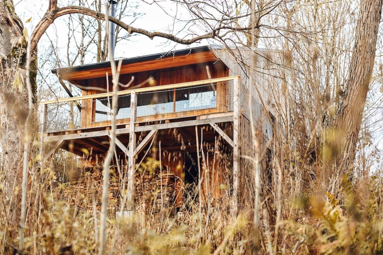 Tri Domky - Tiny Houses Depoltice Esterno foto