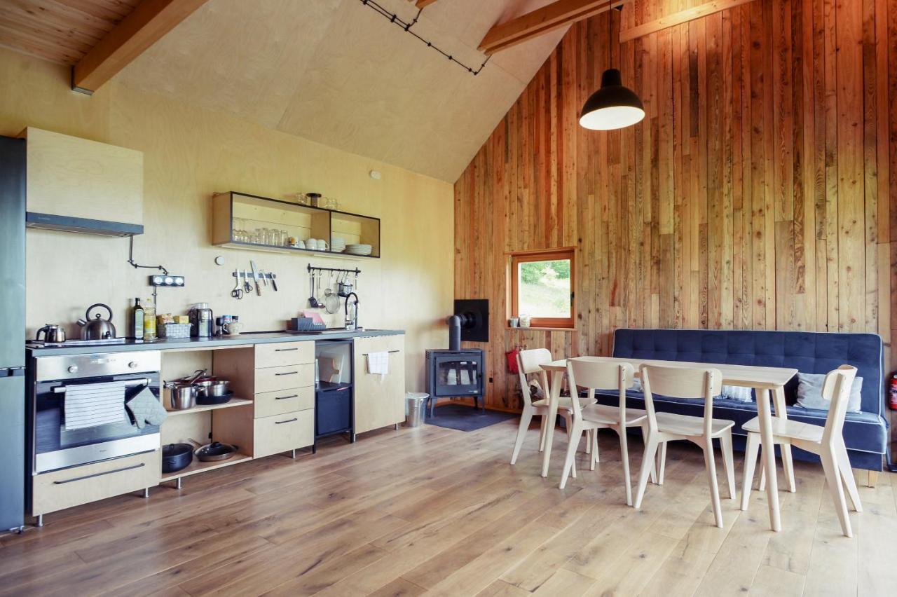 Tri Domky - Tiny Houses Depoltice Esterno foto