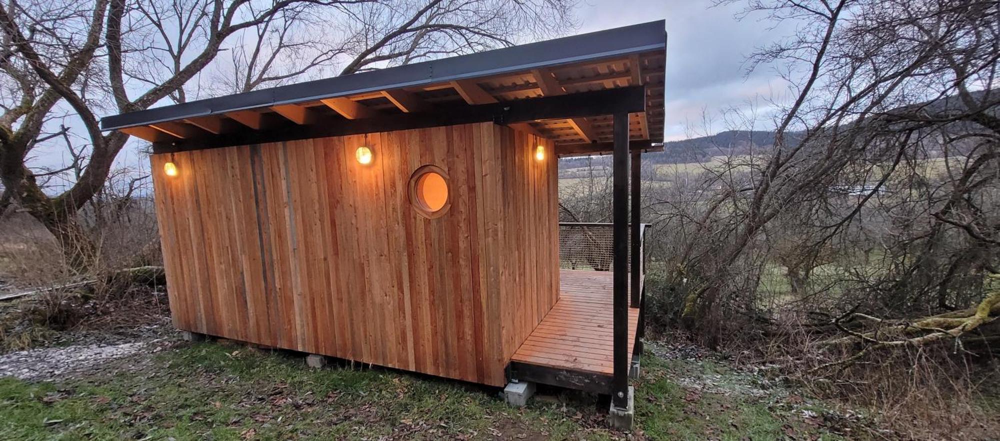 Tri Domky - Tiny Houses Depoltice Esterno foto